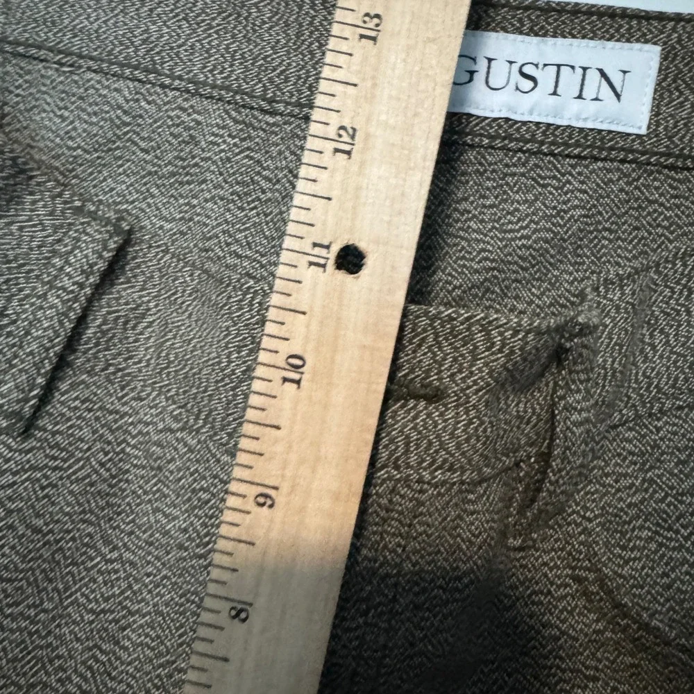 Gustin Men's Slim Straight Jeans - Olive Green Tagged 36x38 Actual 35x38